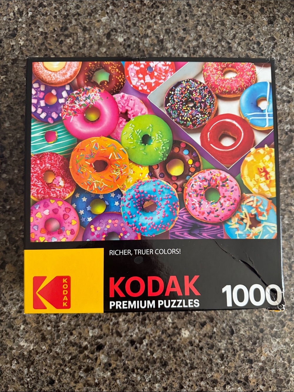 Kodak by CraZArt Vivid Colors Donuts 1000 piece Jigsaw Puzzle